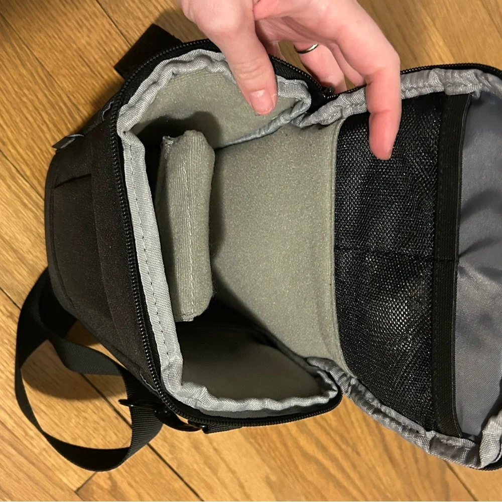 Black [pro]master camera bag. Water resistant. NWOT perfect condition!